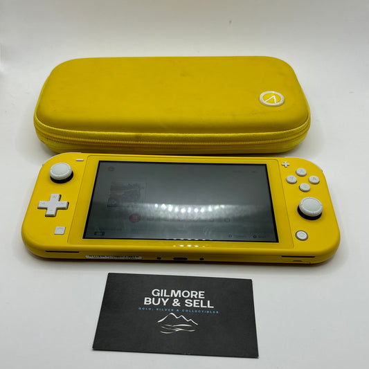 Nintendo Switch Lite Yellow With Travel Case